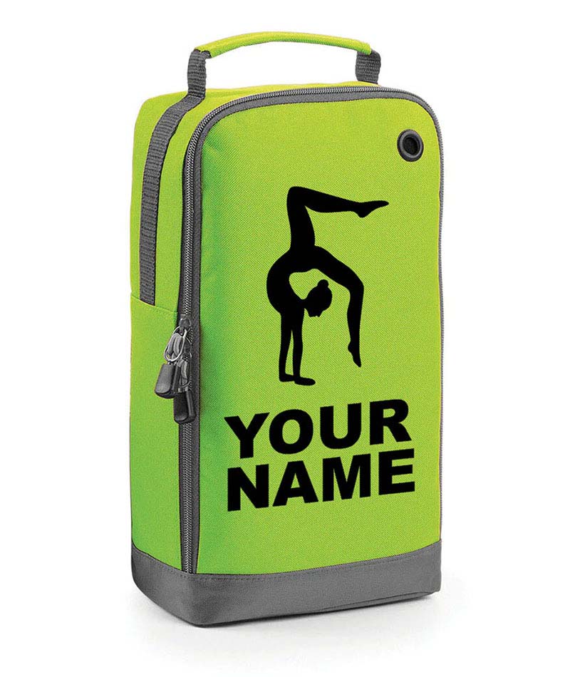 Personalised Any Name Gymnastics Boot Bags Dance Ballet Sports Pe Custom Kit Bag