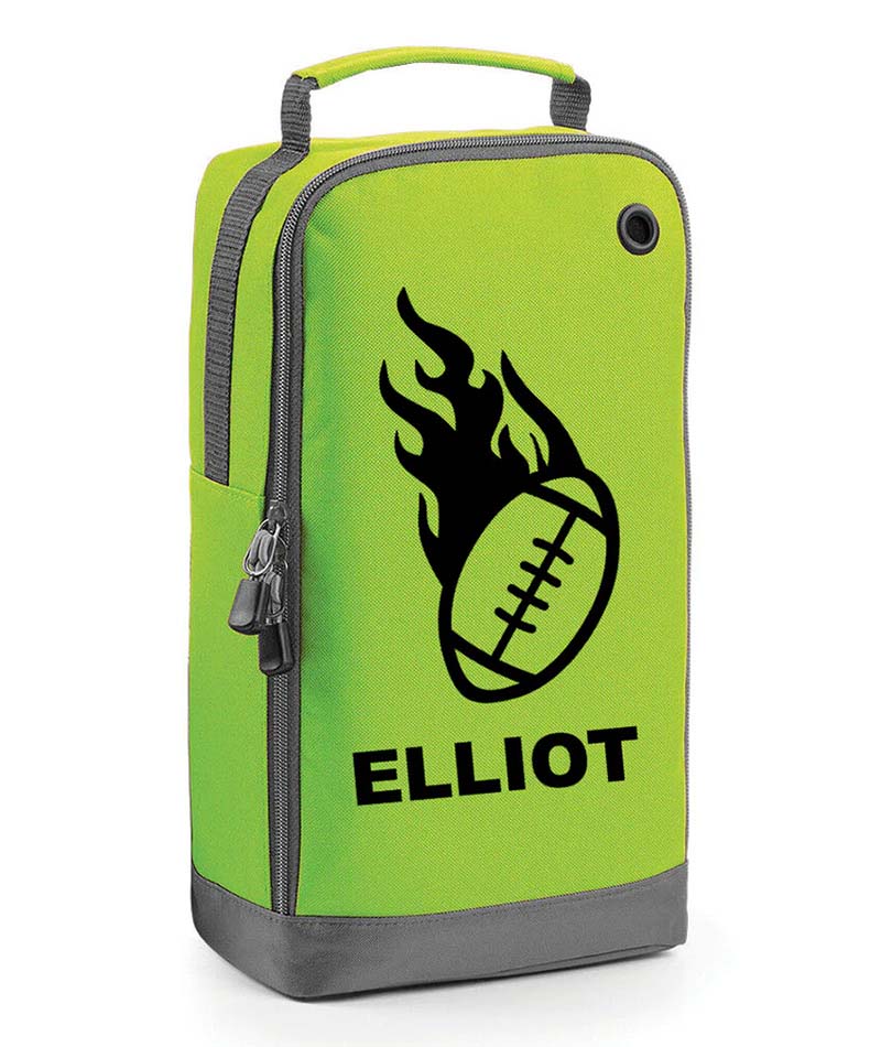 Personalised Football Rugby Boot Bags Sports School Gym PE Accessories Kit Bag