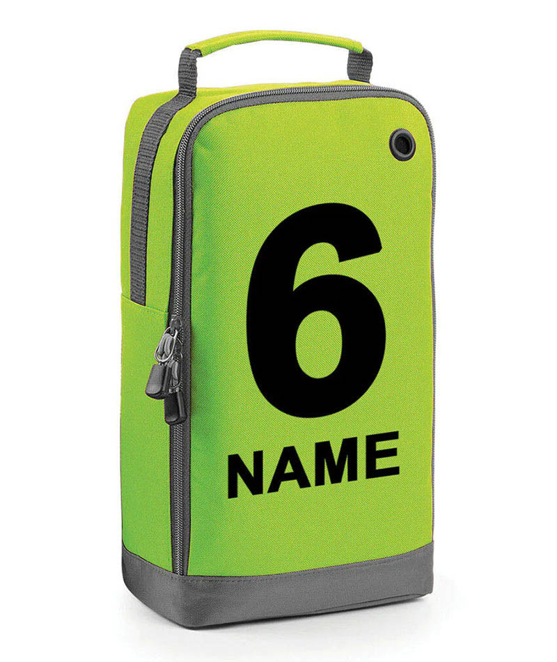 Personalised Any Number and Name Boot Bags Football Rugby Sports PE Gym Kit Bag