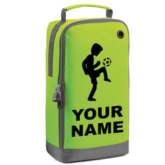 Personalised Any Name Rugby Football Boot Bags Sports School Gym PE Shoe Kit Bag