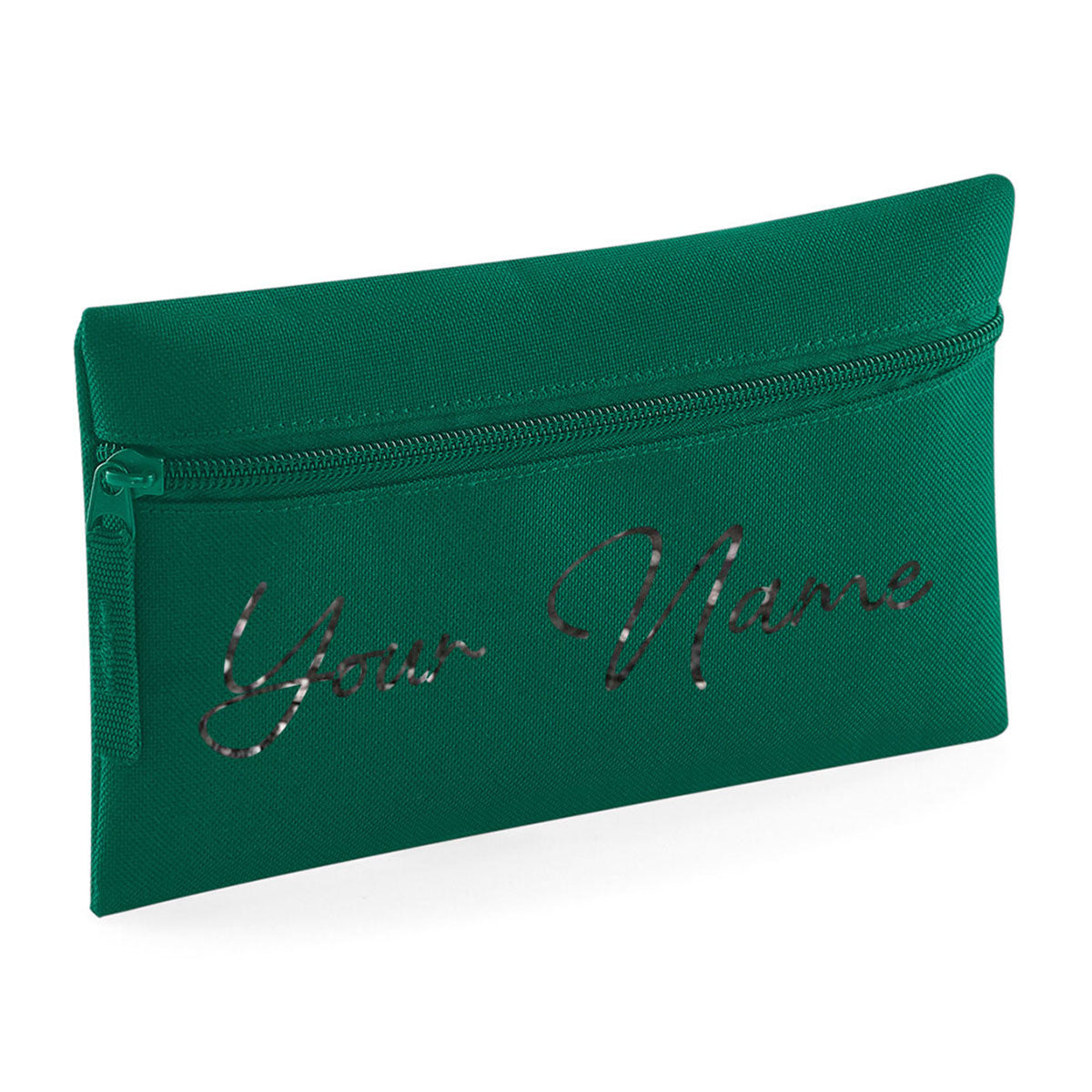 Personalised Pencil Case With Glitter Name School Equipment Pens Bag Case