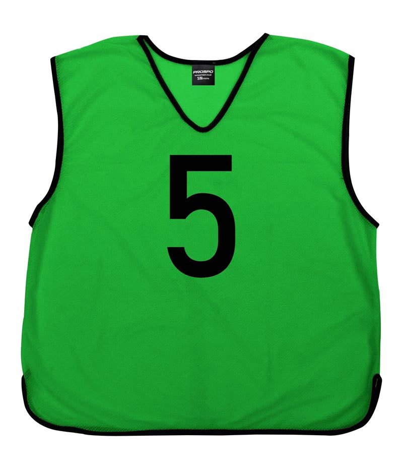 Personalised Custom Front and Back Numbered Football Training Bibs