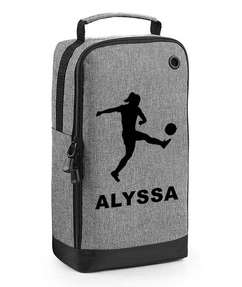 Personalised Girls Football Boot Bag Kids Footballer Sports School Pe Kit Gift