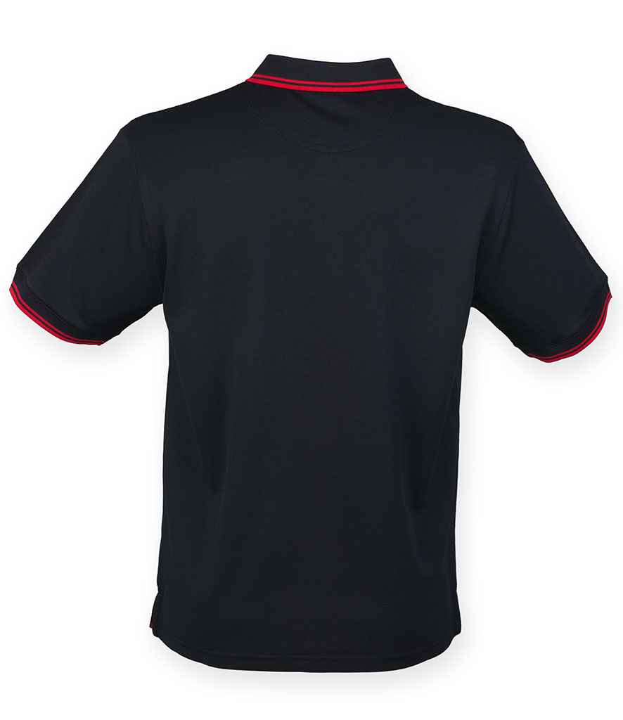 Henbury Coolplus Tipped Polo Shirt