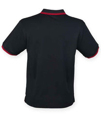 Henbury Coolplus Tipped Polo Shirt
