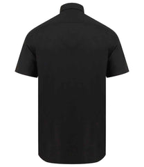 Henbury Modern Short Sleeve Regular Fit Oxford Shirt