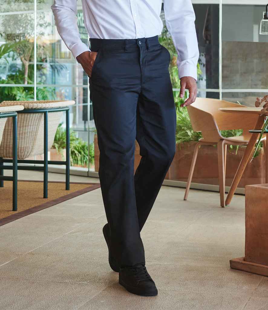 Henbury 6535 Flat Fronted Chino Trousers