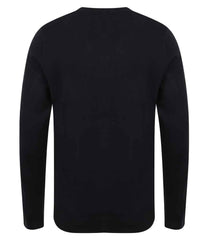 Henbury Lightweight Cotton Acrylic V Neck Sweater