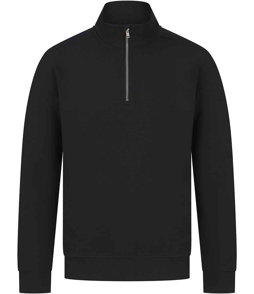 Henbury Unisex Sustainable 14 Zip Sweatshirt