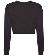 AWDis Ladies Long Sleeve Cropped TShirt