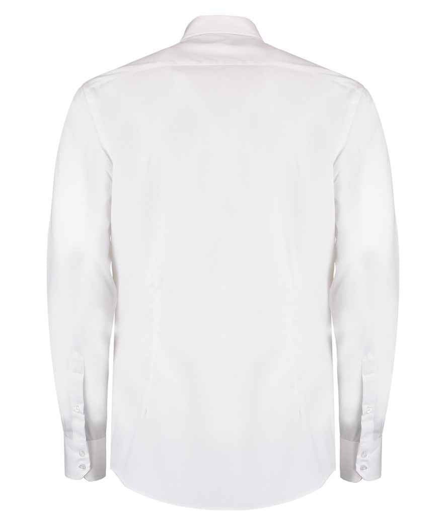 Kustom Kit Long Sleeve Slim Fit Oxford Twill NonIron Shirt