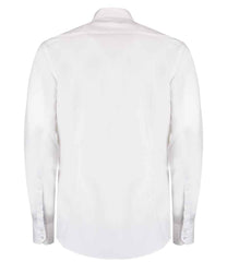 Kustom Kit Long Sleeve Slim Fit Oxford Twill NonIron Shirt