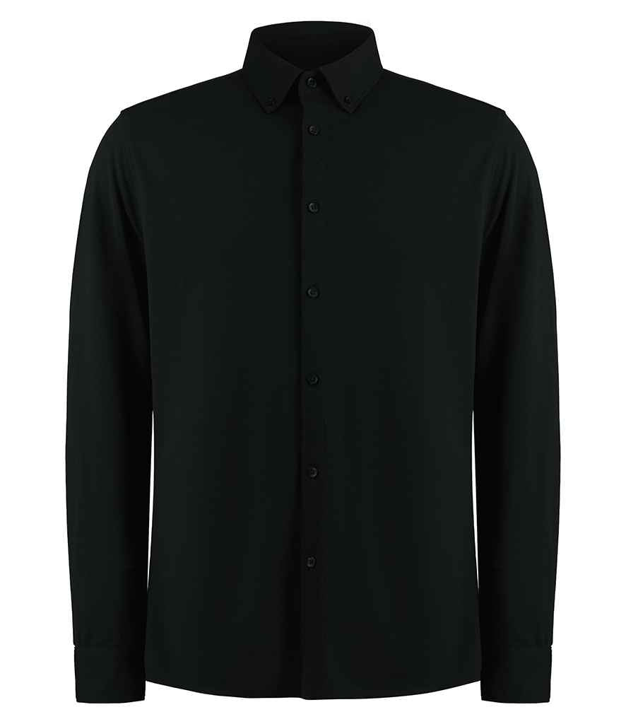 Kustom Kit Long Sleeve Superwash 60C Piqu Shirt