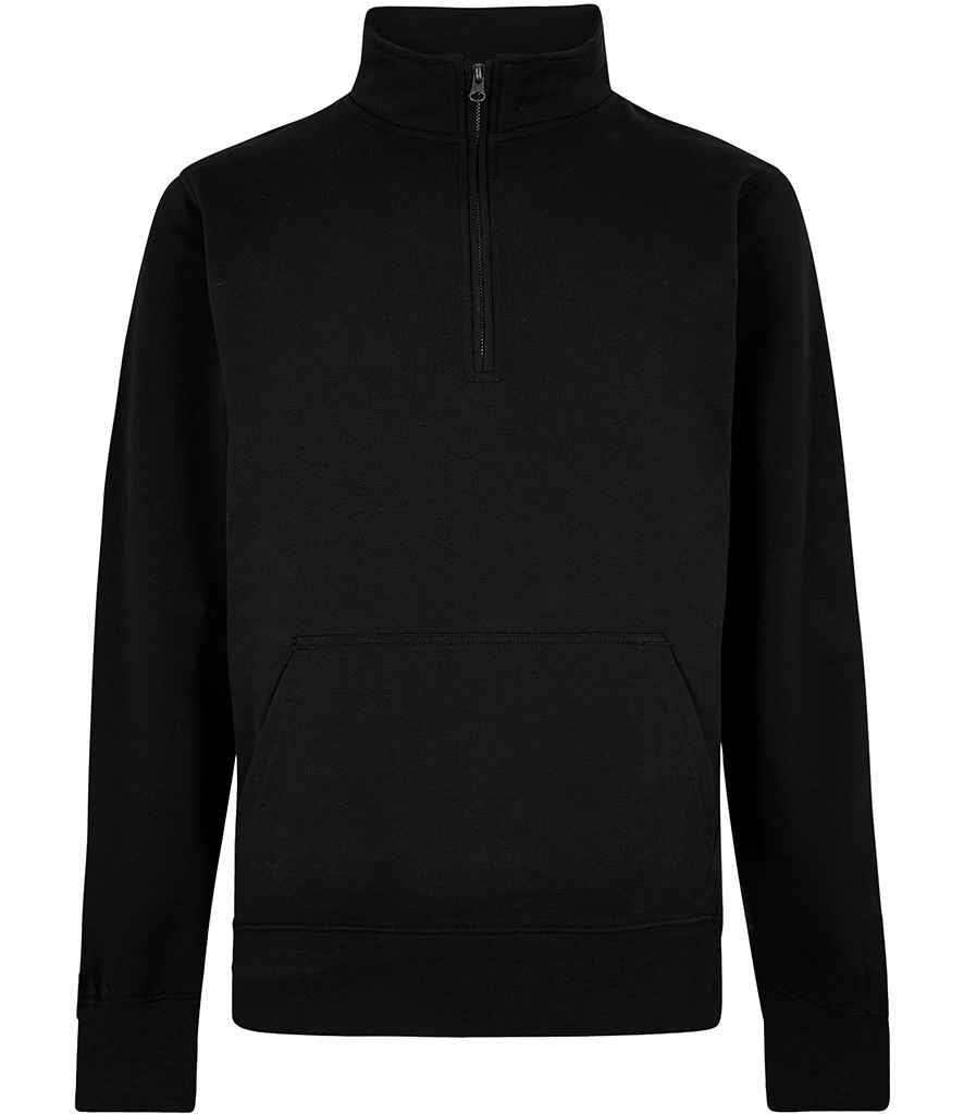 Kustom Kit Regular Fit 14 Zip Piqu Sweatshirt