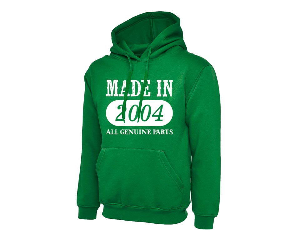 Made In 2004 Hoodie Jumper Top Workwear Sportswear Outerwear Unisex Hoodies