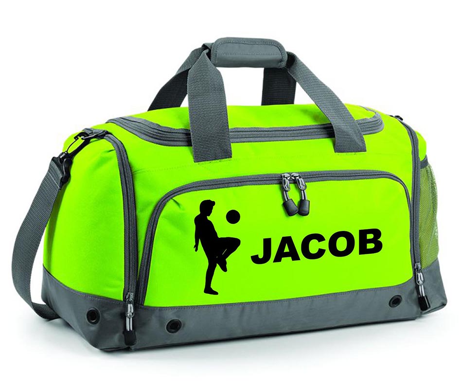 Personalised Football Holdall With Your Name Or Club Kids Boys Men Kit Bag