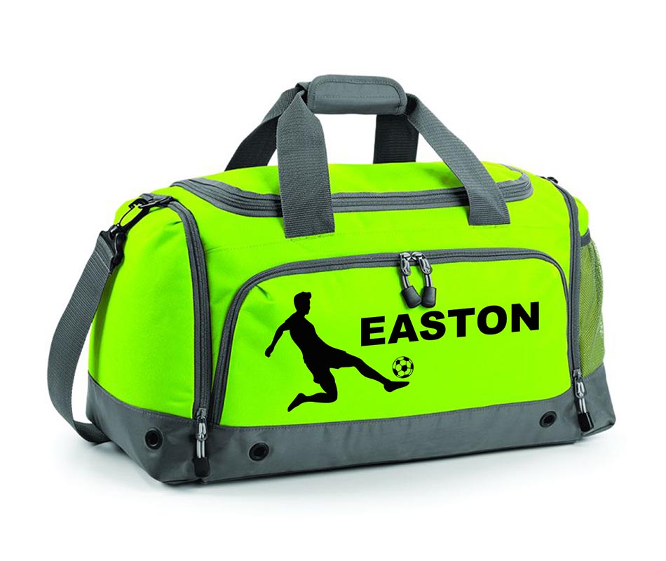 Personalised Football Holdall With Your Name Or Club Kids Boys Men Kit Bag