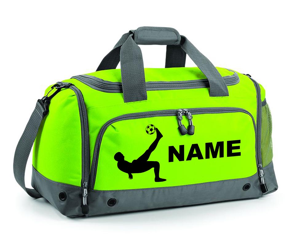 Personalised Football Holdall With Your Name Or Club Kids Boys Men Kit Bag