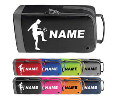 Personalised Any Name Children Football Player Boot Bag Boys Rugby Kids Sports PE Kit Bag