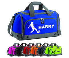 Personalised Football Holdall With Your Name Or Club Kids Boys Men Kit Bag