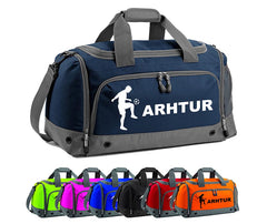 Personalised Football Holdall With Your Name Or Club Kids Boys Men Kit Bag