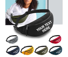 Personalised Printed Bum Bag Fanny Pack Festival Money Belt Purse Hip Wallet