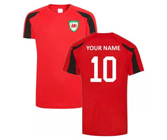 Personalised Wales Style Football Shirts Custom Football Kits for Boys and Girls