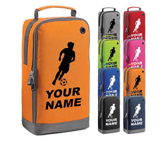 Personalised Any Name Children Football Player Boot Bag Boys Rugby Kids Sports PE Kit Bag