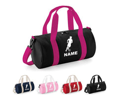 Personalised Football Player with Your Name School Gym Kit Kids Bag Gift Gym Essentials