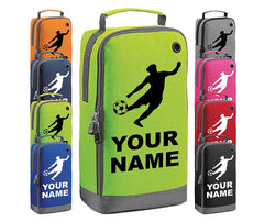 Personalised Any Name Rugby Football Boot Bags Sports School Gym PE Shoe Kit Bag