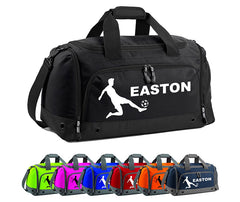 Personalised Football Holdall With Your Name Or Club Kids Boys Men Kit Bag