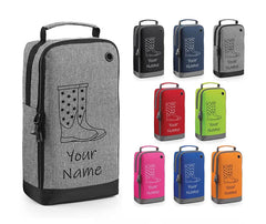 Wellington boots Personalised Any Name Boot Accessory Bag for Kids Wellies gift