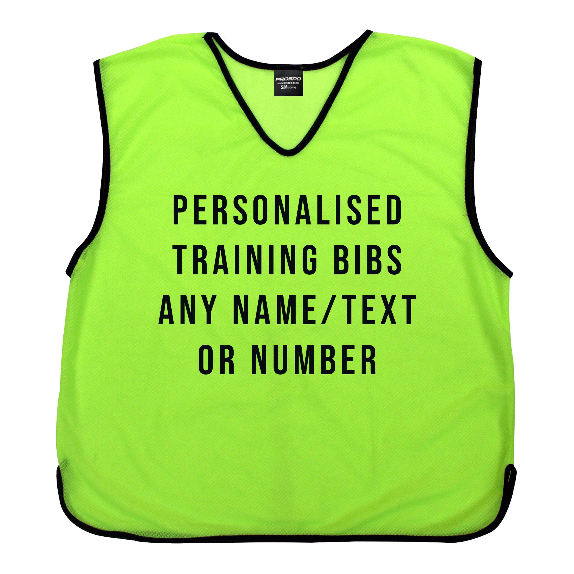 Personalised Any Name/Text Sports Football Training Bibs Unisex Vest