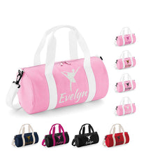 Personalised Girls Gymnastics Dance Ballet Uniform School Gym Kit Kids Bag Gift