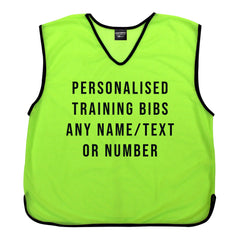 Personalised Any Name/Text Sports Football Training Bibs Unisex Vest