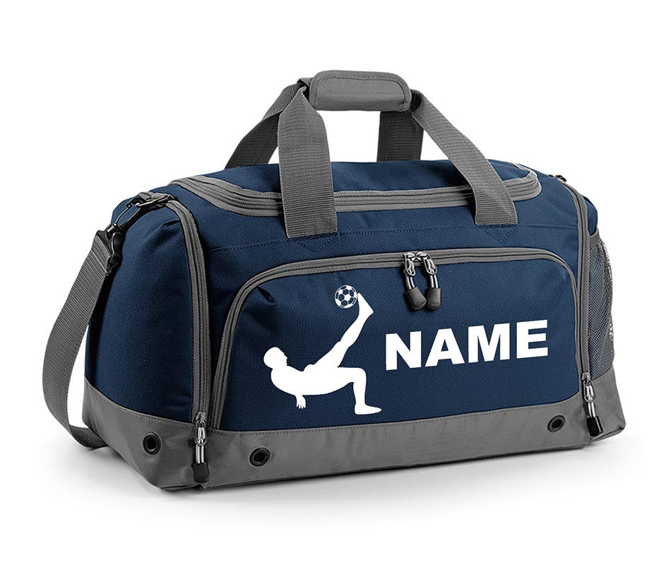 Personalised Football Holdall With Your Name Or Club Kids Boys Men Kit Bag