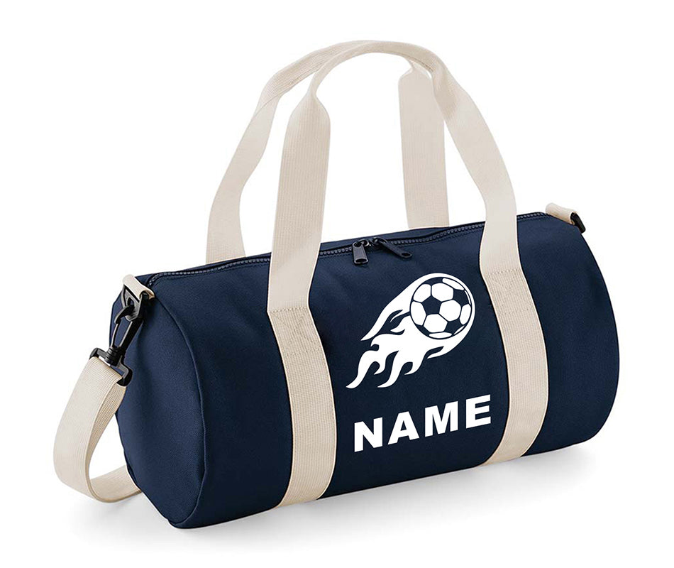 Personalised Football with Your Name School Gym Kit Kids Bag Gift Gym Essentials