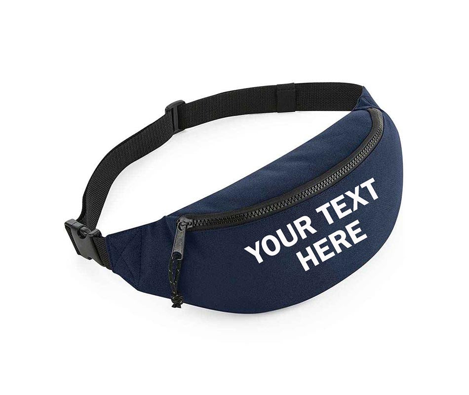 Personalised Printed Bum Bag Fanny Pack Festival Money Belt Purse Hip Wallet