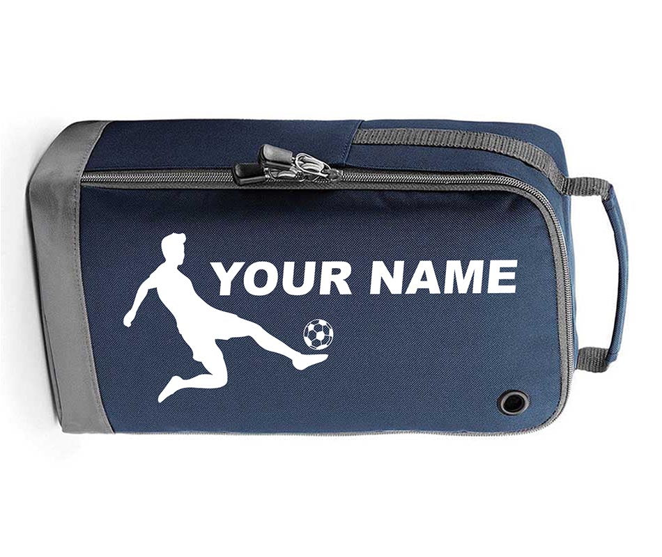 Personalised Any Name Children Football Player Boot Bag Boys Rugby Kids Sports PE Kit Bag