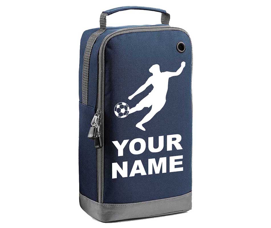 Personalised Any Name Rugby Football Boot Bags Sports School Gym PE Shoe Kit Bag