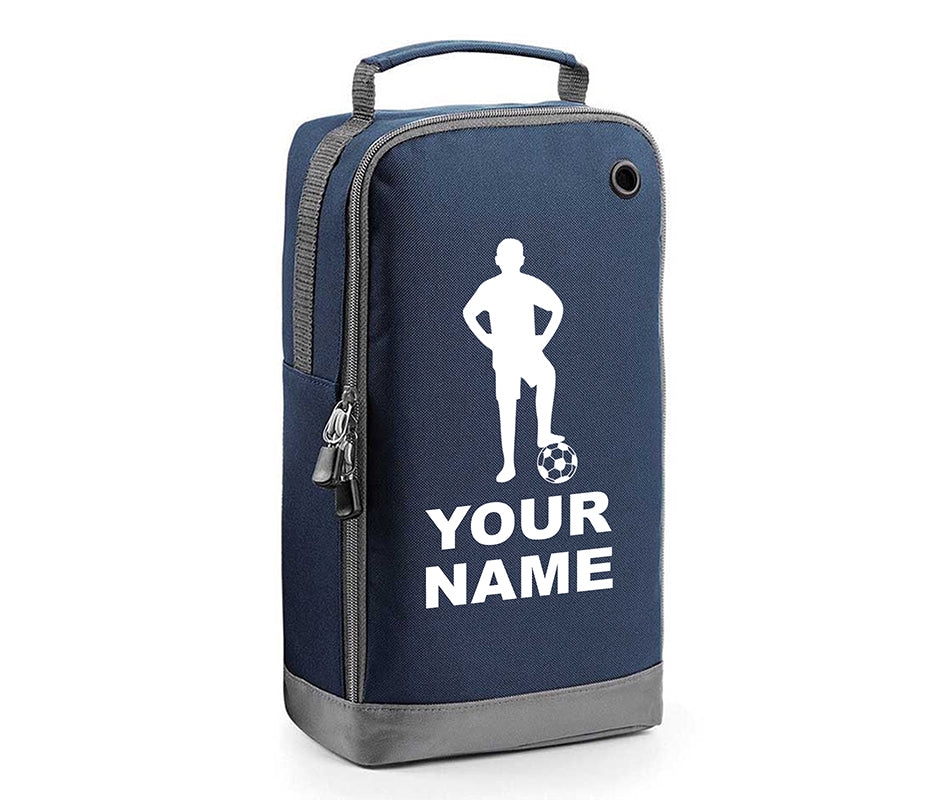 Personalised Any Name Children Boot Bag Boys Football Rugby Kids Sports PE Kit Bag