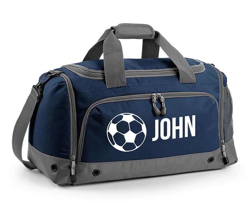 Personalised Football Holdall with Your Name or club Kids Boys Mens Kit Bag Bag