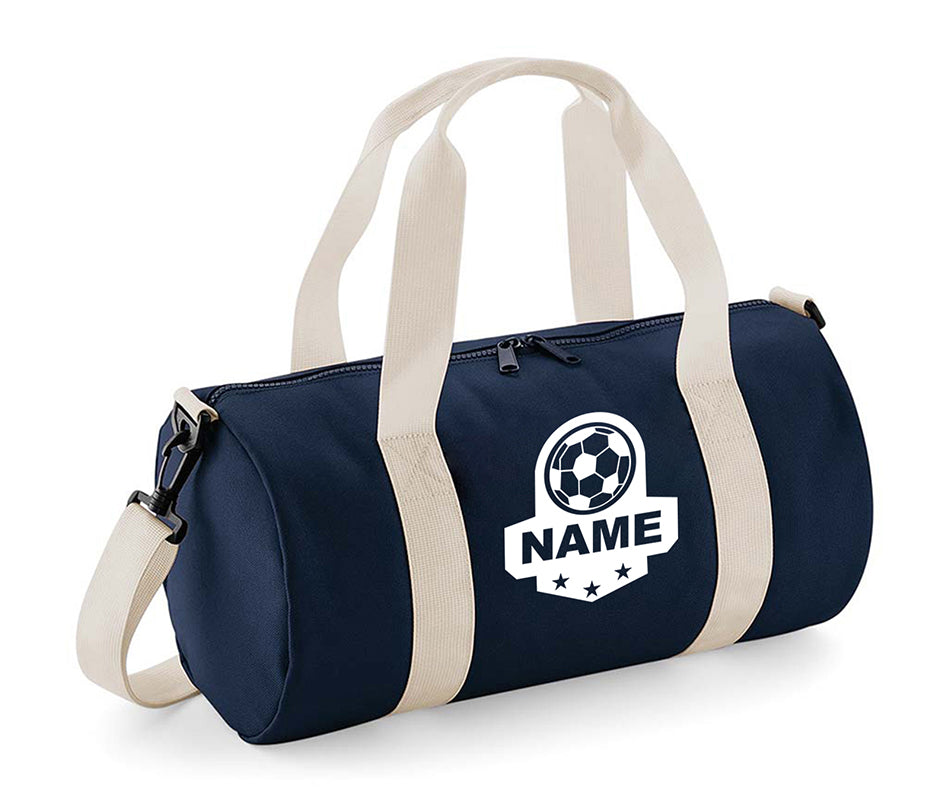 Personalised Football with Any Name School Gym Kit Kids Bag Gift Gym Essentials