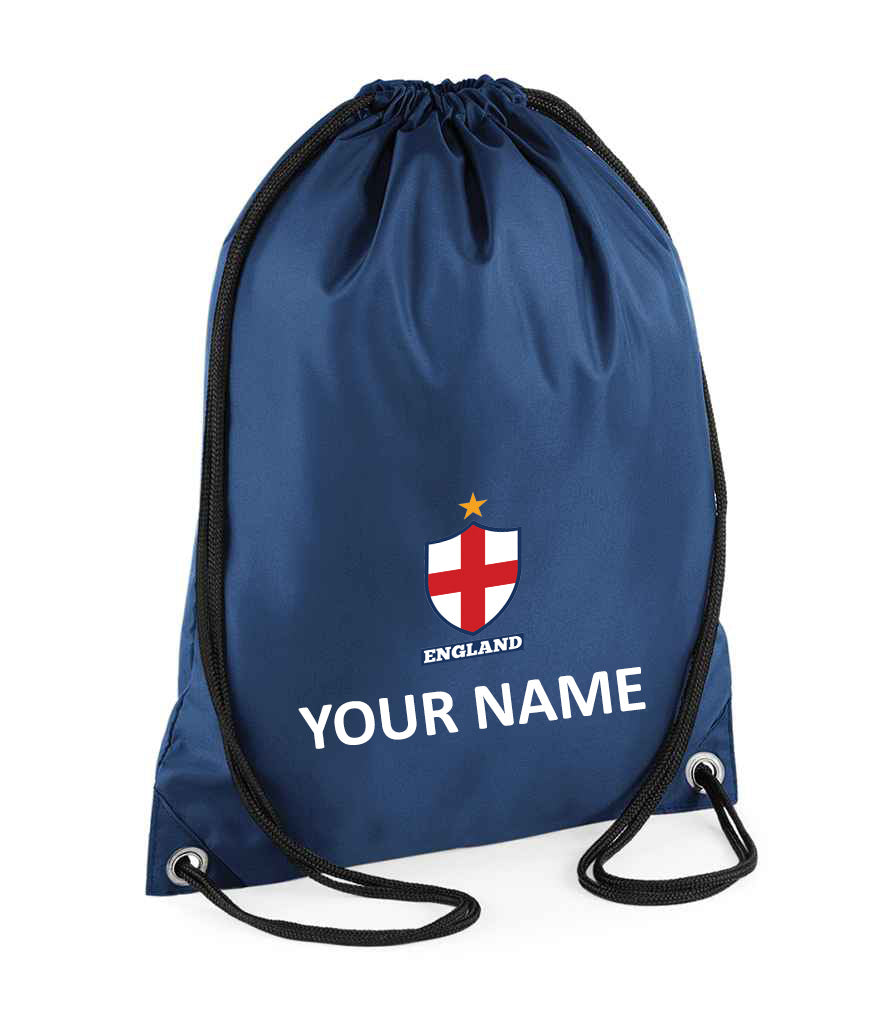 Children Personalised England Flag Badge Sports Football Kits