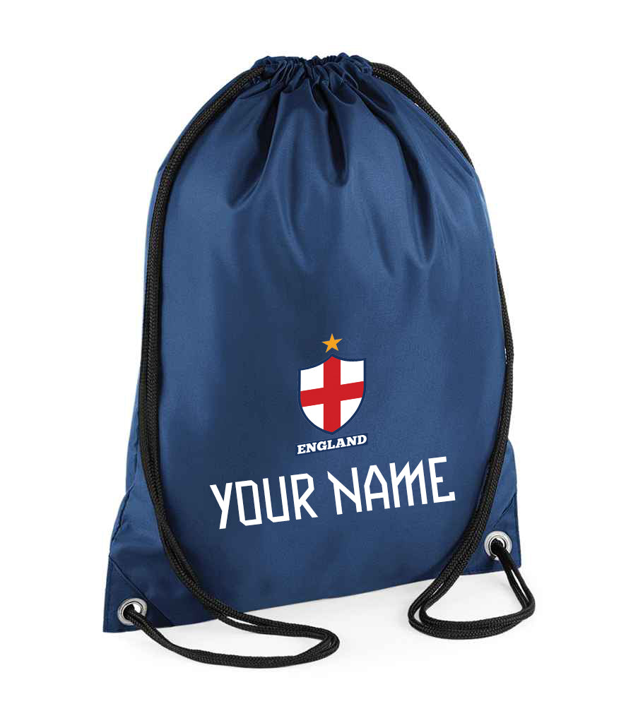 Childrens Personalised England Style Football Kits