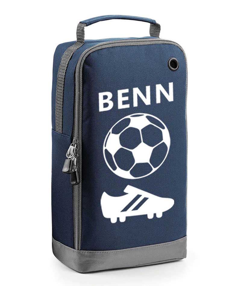 Personalised Any Name Rugby Football Boot Bags Sports School Gym PE Shoe Kit Bag