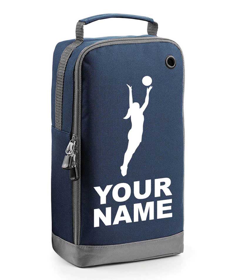 Personalised Any Name Netball Boot Bags Girl Sports Pe Accessorie Custom Kit Bag