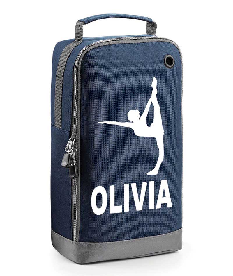 Personalised Any Name Gymnastics Boot Bags Dance Ballet Sports Pe Custom Kit Bag