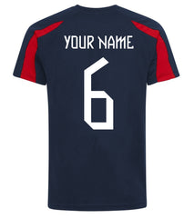 Childrens Personalised England Style Football Kits