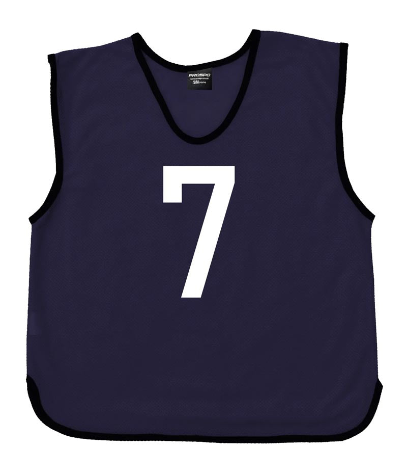 Personalised Custom Front and Back Numbered Football Training Bibs